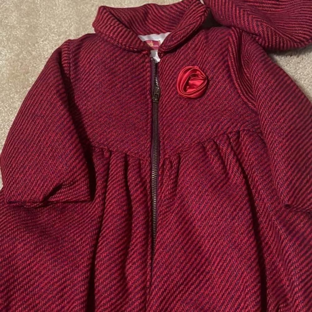 Red Kids Jacket with Hat